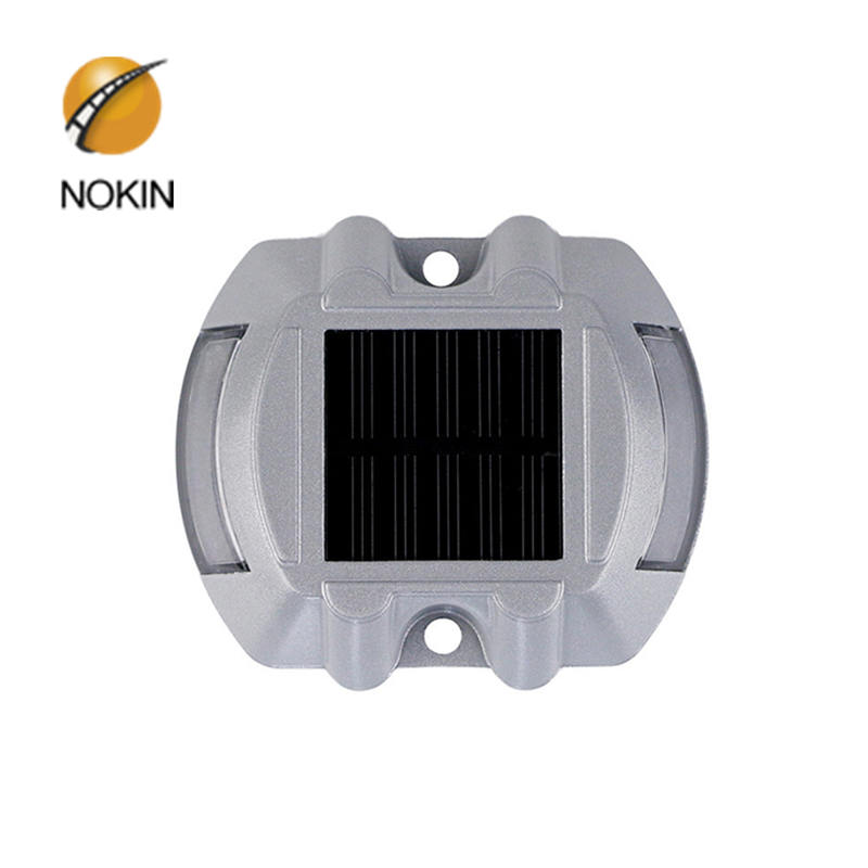 amber solar studs light with 6 safety locks cost-Nokin Solar 